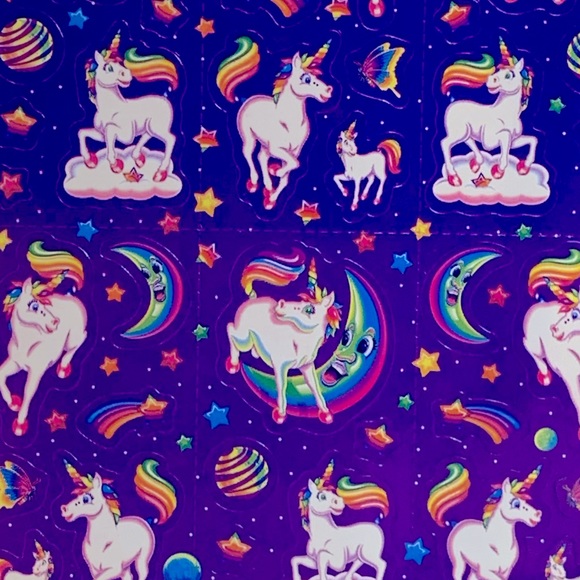 MINT Lisa Frank MARKIE JUMPing moon stickers s383 - Picture 1 of 2